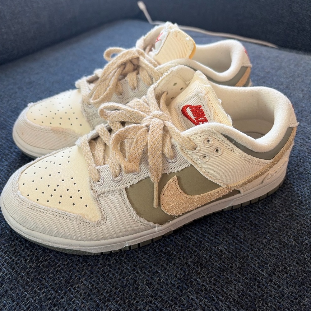 Nike Dunk LowSE Canvas Sail/Khaki Women’s 6.5